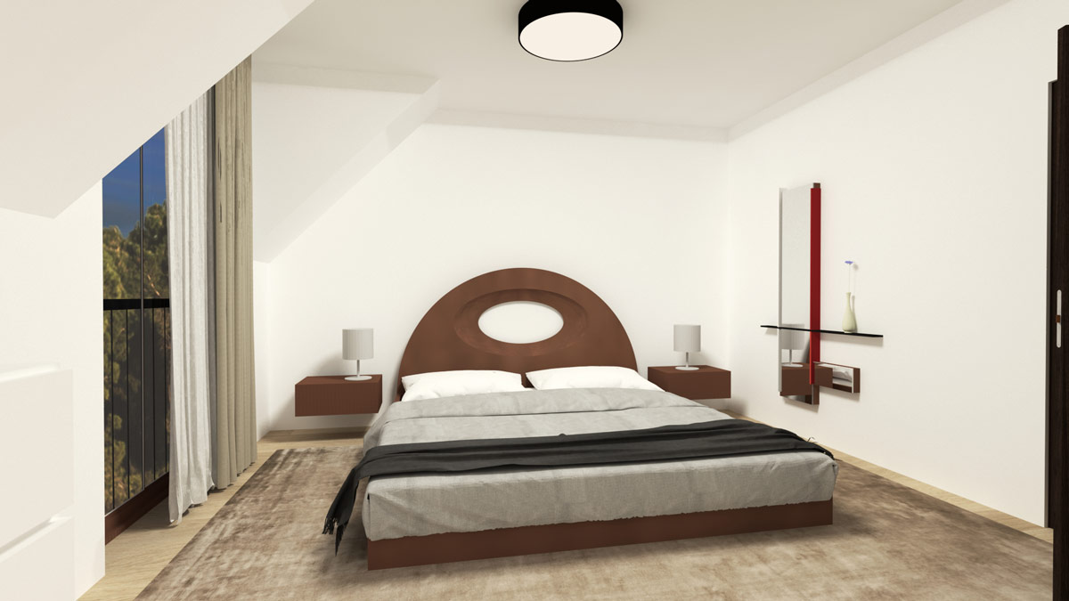 Mgaiszter HOME A-B emelet hálószoba